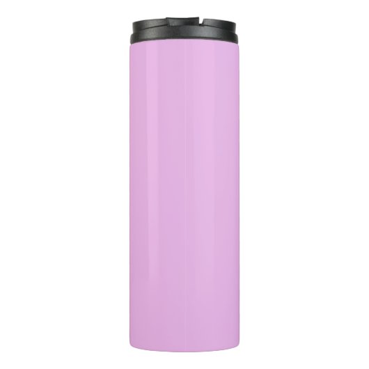 Name Monogram Initial Letter Orchid & Lilac Thermosbecher (Rückseite)