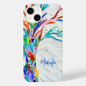 Name Monogram Mosaik Case-Mate iPhone Hülle (Rückseite)