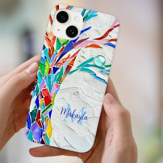 Name Monogram Mosaik Case-Mate iPhone Hülle