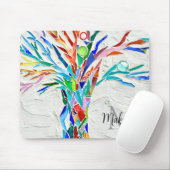 Name Monogram Mosaik Mousepad (Mit Mouse)