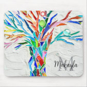 Name Monogram Mosaik Mousepad (Vorne)
