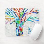 Name Monogram Mosaik Mousepad (Mit Mouse)
