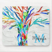 Name Monogram Mosaik Mousepad (Vorne)
