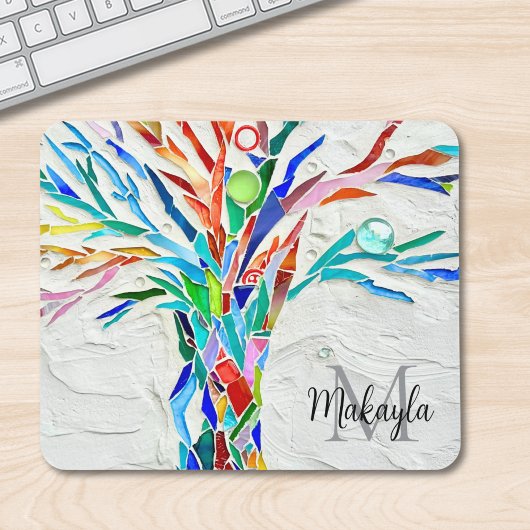 Name Monogram Mosaik Mousepad