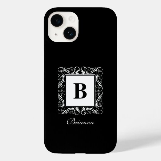 Name Monogram Regal Elegant Style Case (Rückseite)