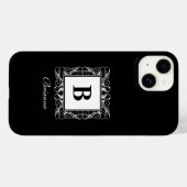 Name Monogram Regal Elegant Style Case (Rückseite (Horizontal))