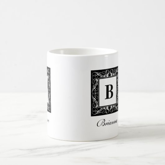 Name Monogram Regal Style Tasse (Mittel)