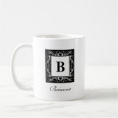 Name Monogram Regal Style Tasse (Links)