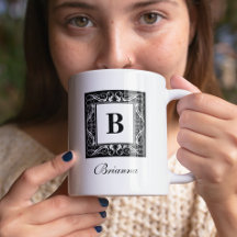 Name Monogram Regal Style Tasse