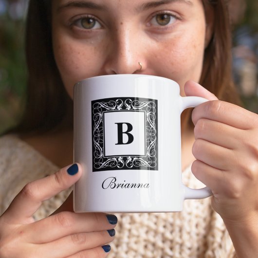 Name Monogram Regal Style Tasse