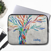 Name Monogram Tree Laptopschutzhülle