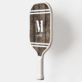 Name Monogramm Benutzerdefiniert Pickleball Schläger (Links)