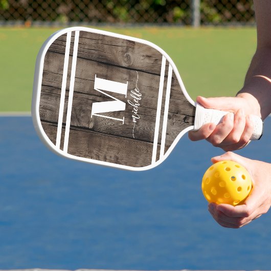 Name Monogramm Benutzerdefiniert Pickleball Schläger