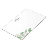 Name Monogramm Notizblock (angewinkelt)