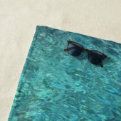 Name Monogramm Wasserstrandtuch Strandtuch (Beispiel)