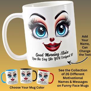 Name Motivation Elloise, Fabelhafte Augen Lustiges Kaffeetasse
