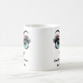 Name Motivation Francine, Fabulous Eyes Funny Face Kaffeetasse (Mittel)