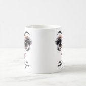 Name Motivation Lily Fabelhafte Augen Lustiges Ges Kaffeetasse (Mittel)