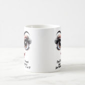Name Motivation Naomi Fabulous Eyes Funny Face Kaffeetasse (Mittel)