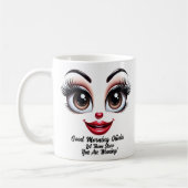 Name Motivation Olivia Fabulous Eyes Funny Face Kaffeetasse (Links)