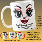 Name Motivation Veronica Fabulous Eyes Funny Face Kaffeetasse