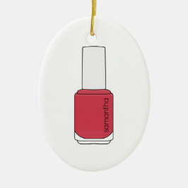 Name Nail Polnische Flasche Keramik Ornament