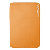 Name Namaqua orange Badematte (Vorderseite Vertikal)