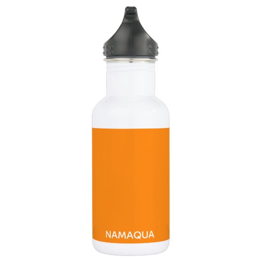 Name Namaqua orange Edelstahlflasche (Rechts)