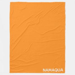 Name Namaqua orange Fleecedecke