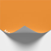 Name Namaqua orange Geschenkpapier (Ecke)