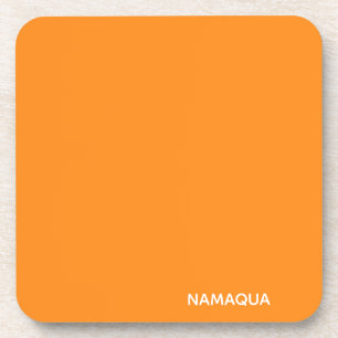 Name Namaqua orange Getränkeuntersetzer