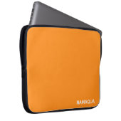 Name Namaqua orange Laptopschutzhülle (Vorne Rechts)