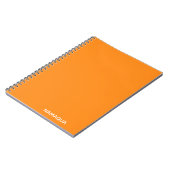 Name Namaqua orange Notizblock (Linke Seite)