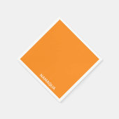 Name Namaqua orange Serviette (Ecke)