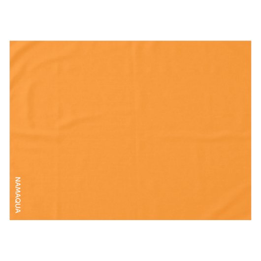 Name Namaqua orange Tischdecke (Vorderseite (Horizontal))
