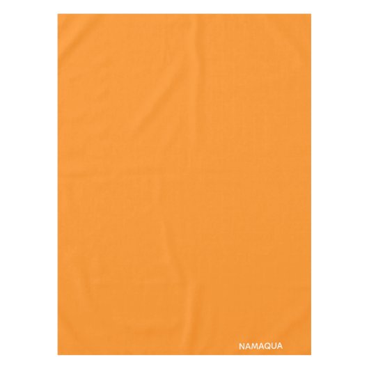 Name Namaqua orange Tischdecke (Vorderseite)