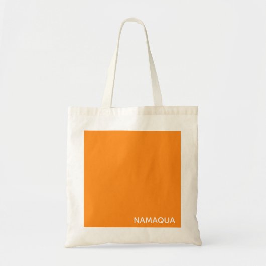 Name Namaqua orange Tragetasche (Vorne)
