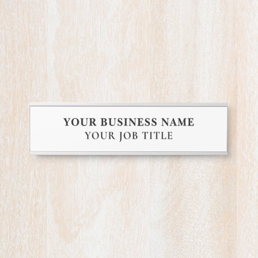 Name Name Name Name Mitarbeiter Office Türzeichen  Türschild (Vorderseite )