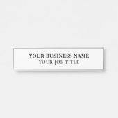 Name Name Name Name Mitarbeiter Office Türzeichen  Türschild (Vorderseite )