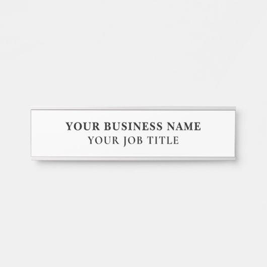 Name Name Name Name Mitarbeiter Office Türzeichen  Türschild (Vorderseite )