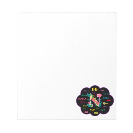 Name Nana Notizblock (Vorderseite)