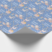 Name, Narwhal Mermaid Unicorn Dragon Kleine Printw Geschenkpapier (Ecke)