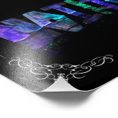 Name Nathan - Name in Lights (Foto) Fotodruck (Ecke)