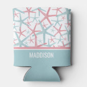 Name Niedlich Coastal Tropical Beach Dosenkühler (Rückseite)