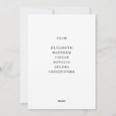 Name Niedliches Vintages Schmetterlingsherz Bester Feiertagskarte (Rückseite)