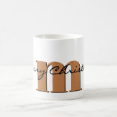 Name, November Gold Topaz | Frohe Weihnachten Kaffeetasse (Mittel)