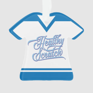 Name Number Jersey Hockey Healthy Scratch Ornament