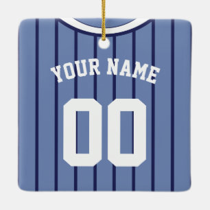 Name & Nummer Baseball Softball Jersey Vorlage Keramikornament
