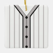 Name & Nummer Baseball Softball Jersey Vorlage Keramikornament (Vorderseite)