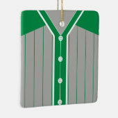 Name & Nummer Baseball Softball Jersey Vorlage Keramikornament (Rechts)